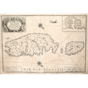Nouvelle Carte de l’Isle de Malthe. Marsiglia, Peter Starckman, 1715 - 1726.