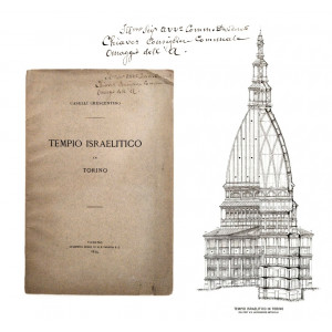 Caselli, Crescentino - Anotnelli, Alessandro. Il Tempio Israelitico in Torino. Torino, Stamperia Reale di G. B. Paravia e C., 1875.