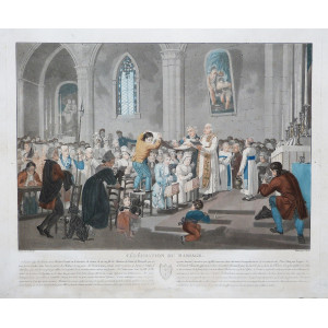 Célébration du mariage. Parigi, Basset, 1810 - 1820 circa.