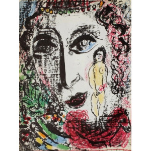 Chagall, Marc. L'apparition au cirque. Parigi, Mourlot, 1963. 