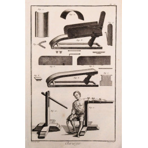 Chirurgie-Planche IV. Parigi, 1751-1772.