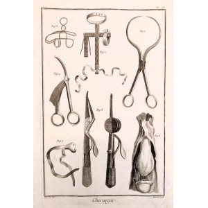 Chirurgie-Planche VI. Parigi, 1751-1772.