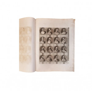 Chronologia Summor. Rom.rum Pontificum in qua habentur verae eor. effig.es ex antiq.is numismatib. ex picturis delineatae, ac nom.na cognom.na patriae, anni, menses ac dies creat.nis pontificat… Roma, Fratelli Trevi per la Calcografia Camerale, 1830 circa.