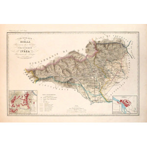 Circondario di Biella provincia di Novara. Circondario di Ivrea provincia di Torino. Milano, Francesco Vallardi, 1842-1845.