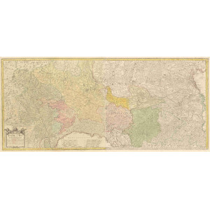 Cursus Fluminis Padi vel Po per Longobardiam. Norimberga, eredi Homann, 1735.