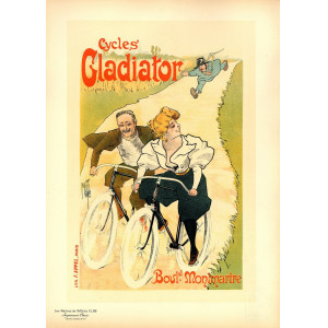 Cycles Gladiator - Les Maîtres de l'Affiche. Parigi, Imprimerie Chaix, 1895.