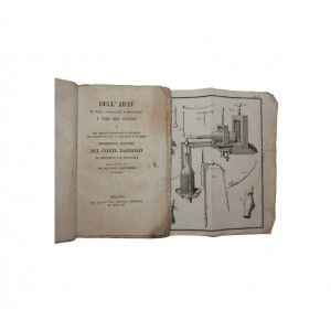 Dandolo, Vincenzo. Dell’arte di fare, conservare e far viaggiare i vini del Regno e del modo di fabbricare lo sciloppo, l’acquavite e l’aceto. Milano, coi tipi di Gio. Battista Sonzogno, 1821.