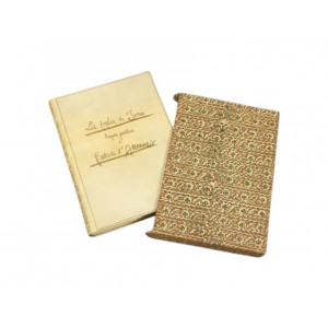 D’Annunzio, Gabriele. La figlia di Iorio. Tragedia pastorale di Gabriele D’Annunzio riprodotta integralmente per mandato di Giovanni Treccani. Milano, Emilio Bestetti, 1937.