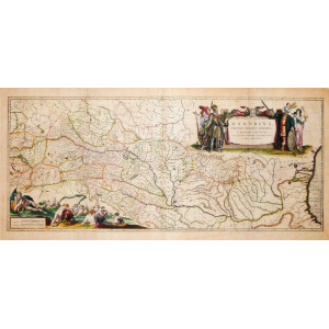 Danubius fluvius Europæ maxiumus. Amsterdam, Guglielmus Blaeu, 1640.