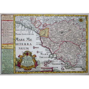Das Gros Hertzogthum Florentz und die Republic Lucca. Lipsia, Johann Georg Schreiber, 1740.