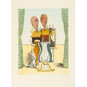 De Chirico, Giorgio. Le muse della musica. Roma, Alberto Caprini, 1973.