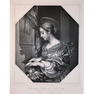 Die Heilige Cäcilie. Dresda, Valentin Schertle, 1836.