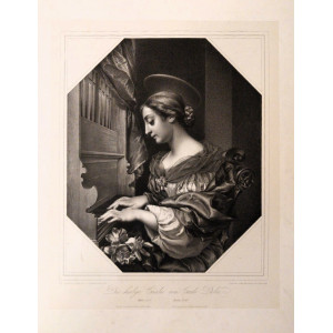 Die Heilige Cäcilie. Dresda, Valentin Schertle, 1836.