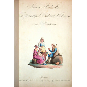 Disegni originali - Marroni, Salvatore. Nuova raccolta dei principali costumi di Roma e i suoi contorni. Roma, 1820 -1830 circa.