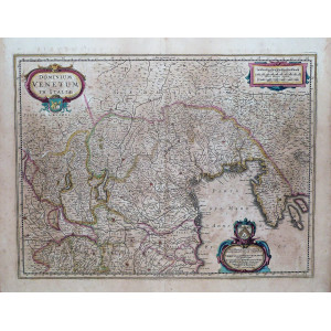 Dominium Venetum in Italia. Amsterdam, Henricus Hondius, 1636.