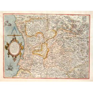 Ducatus Mediolanensis, Finitimarumque Regionu Descriptio. Anversa, Abraham Ortelius, 1570.