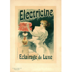Electricine, Eclairage de luxe - Les Maîtres de l'Affiche. Parigi, Imprimerie Chaix, 1895.
