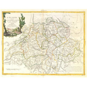 L'Elvezia divisa ne' suoi Tredici Cantoni e suoi Alleati. Venezia, Antonio Zatta, 1781.