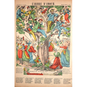 ÉPINAL - L'arbre d'amour. Jean-Charles Pellerin, 1850 circa.