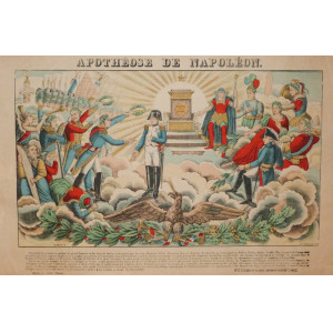 ÉPINAL - Napoleone - Apothéose de Napoléon. Jean-Charles Pellerin, 1835 circa.