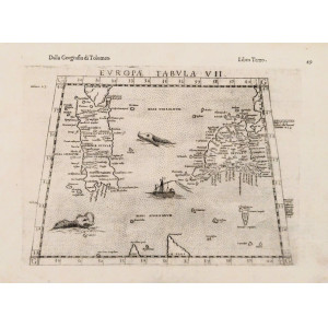 Europae Tabula VII. Venezia, Valgrisi, 1561.