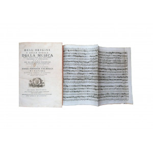Eximeno Y Pujades, Antonio. Dell’origine e delle regole della musica. Roma, Michel’Angelo Barbiellini 1774.