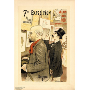 7eme Exposition du salon des 100- Les Maîtres de l'Affiche. Parigi, Imprimerie Chaix, 1896.