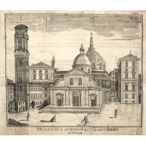 Facciata di S. Giovanni Batta Cattedrale di Torino. Torino, Beltramo Antonio Re, 1753.