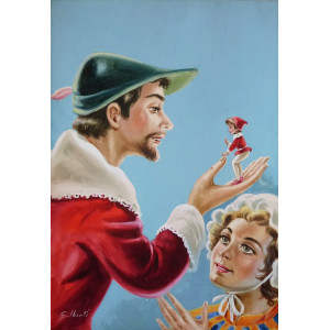 Favole - Pollicino. Giacinto Gero Galbiati, 1980 circa.