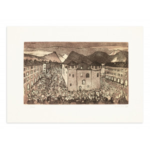 Tabusso, Francesco. Palazzo Madama con il profilo delle Alpi sullo sfondo. Torino, Giulio Bolaffi Editore, 1972.