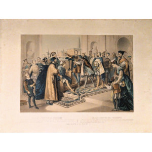 Galilée inventeur du télescope. Parigi, Turgis, 1820 - 1830.