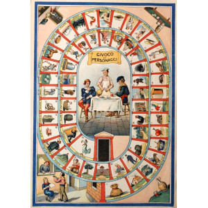 Giuoco dei personaggi. Italia, 1920 circa.