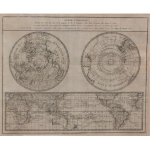 Globo Terrestre. Torino, Pietro Amati - P. Tola, 1793.