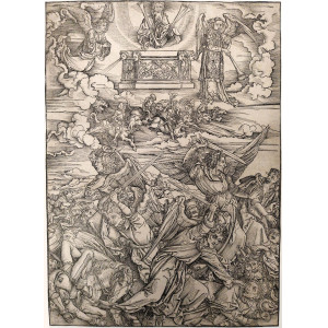 Greff, Hieronymus. Quattro angeli vendicatori. Strasburgo, 1502 circa.