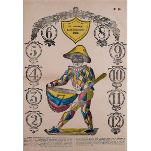 Gioco di Arlecchino. Turnhout, 1860 circa.