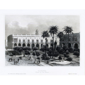 Havanna, plaza de las Armas. Hildburghausen, Joseph Meyer, 1840 circa.