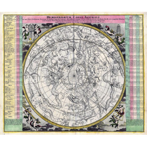 Hemisphærium Coeli. Norimberga, eredi Homann, 1742.