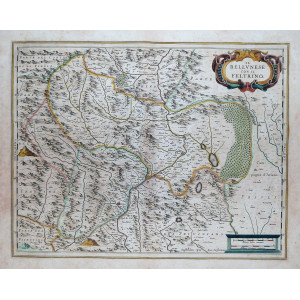 Il Bellunese con il Feltrino. Amsterdam, Johannes Janssonius, 1638.