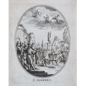 Il Martirio del Santo - S. Ioannes. Parigi, Balthasar Moncornet, 1650-1660 circa.
