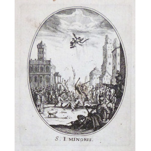 Il Martirio del Santo - S. Minoris. Parigi, Balthasar Moncornet, 1650-1660 circa.