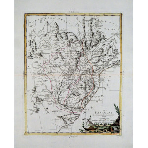 Il Paraguai e parte dei paesi adiacenti. Venezia, Antonio Zatta, 1785.