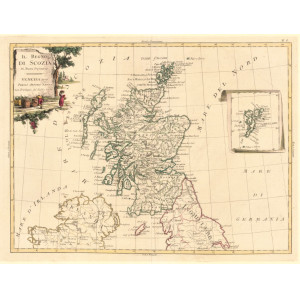 Il Regno di Scozia. Venezia, Antonio Zatta, 1776.