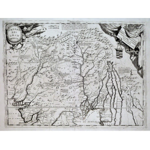 Impero del Gran Mogol. Venezia, Vincenzo Maria Coronelli, 1690 - 1691.