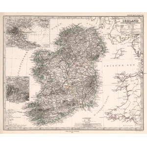 Ireland. Gotha, Justus Perthes, 1882.