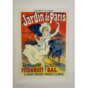 Jardin de Paris - Les Maîtres de l'Affiche. Parigi, Imprimerie Chaix, 1897.
