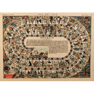  Jeu de l'oie (Imagerie d'Épinal n°1701). Épinal, Jean-Charles Pellerin, 1890 circa.