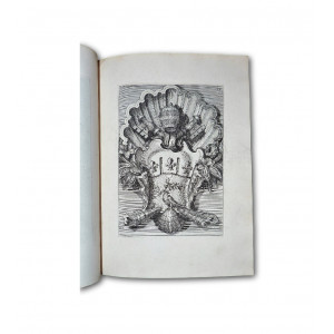  Juvarra, Filippo. Raccolta di targhe fatte da professori primarj in Roma. Roma,  Giovanni Maria Salvioni, 1722.