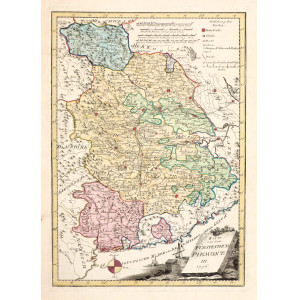 Karte von dem fürstenthum Piemont. Vienna, F. Muller, 1796. 