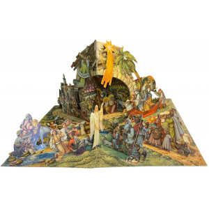 Kubašta, Vojtěch. Pop-Up - Gloria in Excelsis Deo. Praga, Artia, 1950 circa.