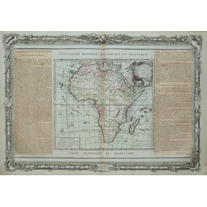 L'Afrique dressée pour l'étude de la geographie. Parigi, L. C. Desnos, 1786.